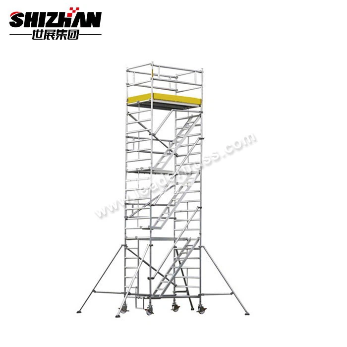 Aluminum scaffolding
